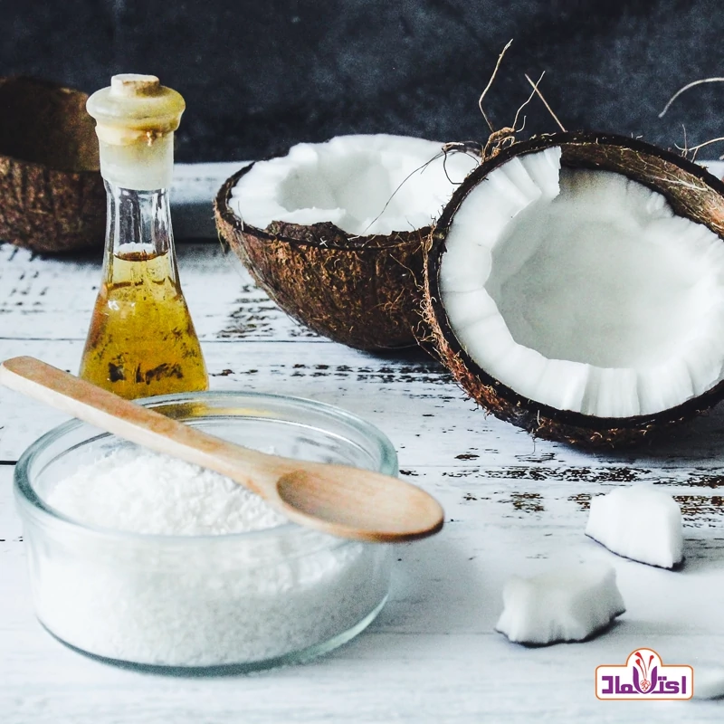 پودر نارگیل چرب اعتماد بسیارخوش طعم و عطر