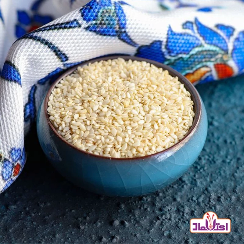 کنجد سفید اعلا کاملا تمیز (کنجدسفیدهندی)