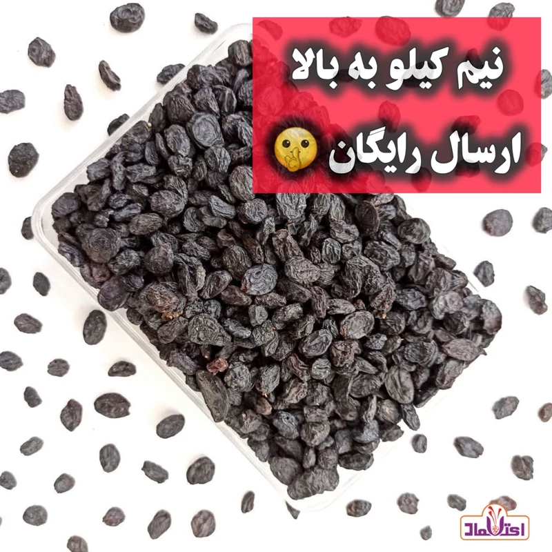 مویز امسالی بدون هسته سیاه تمیز و تازه