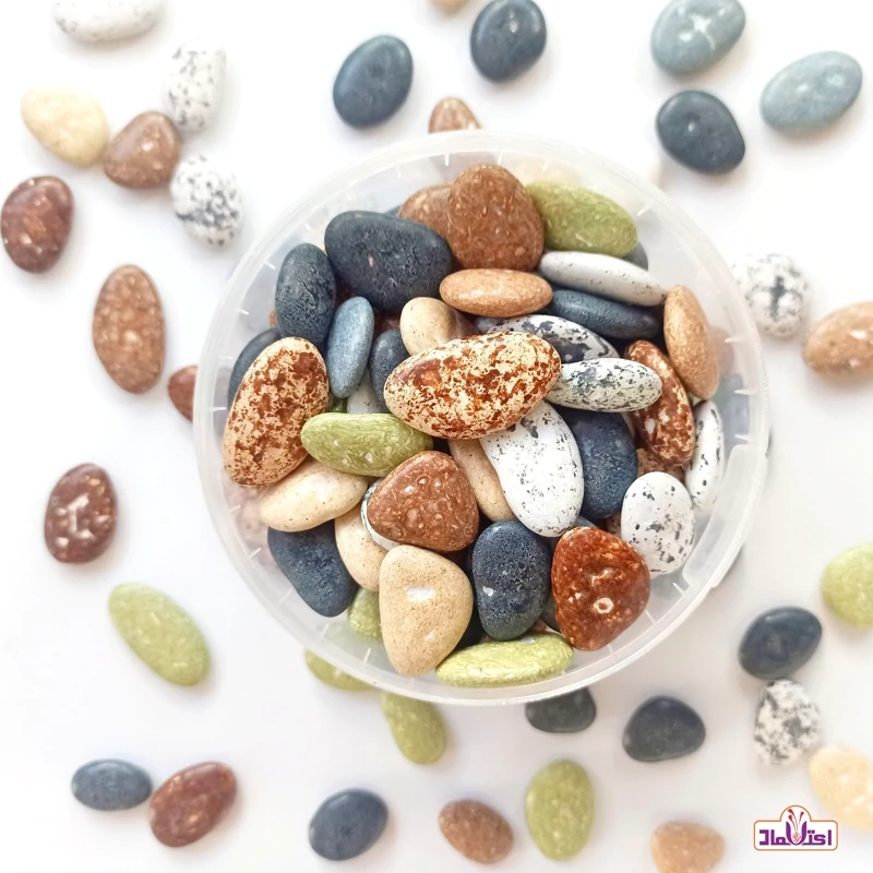 شکلات سنگی رودخونه ای (جیلی بیلی) سطلی