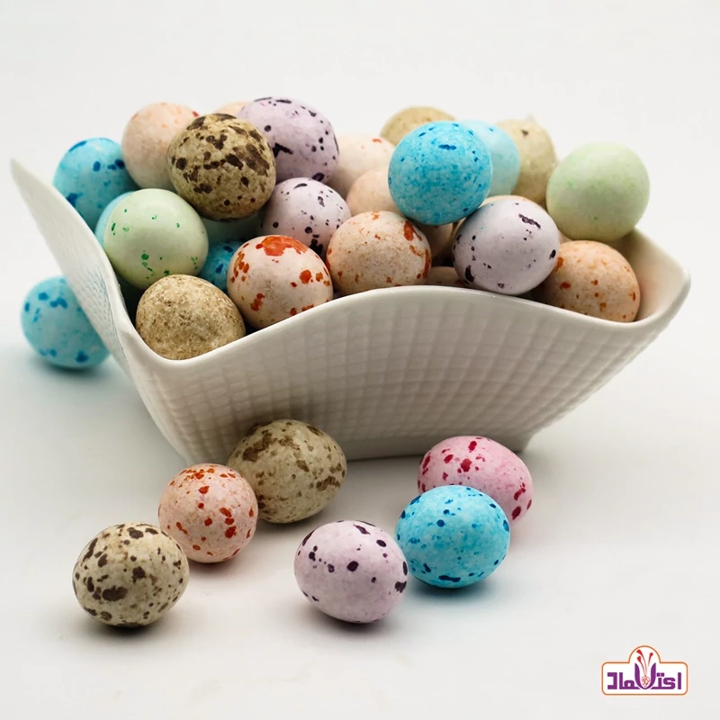 شکلات سنگی بلدرچینی (جیلی بیلی) سطلی