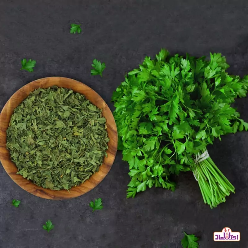 جعفری خشک اعلا امسالی و تازه(سبزی جعفری)