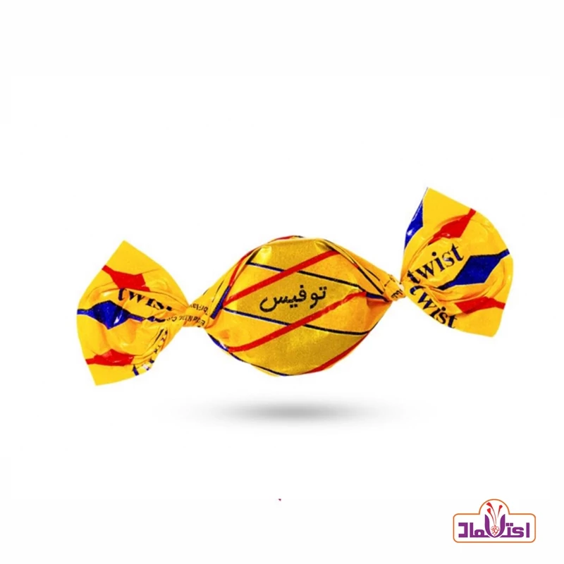 تافی توفیس زرد شونیز ( مغز کاکائویی )