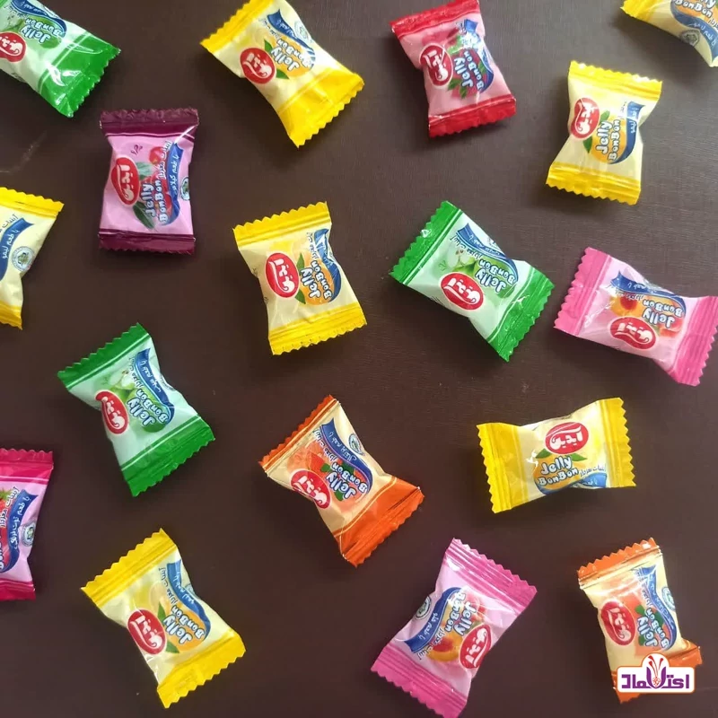 آبنبات مغزپاستیل آیدین (جیلی بن بن )