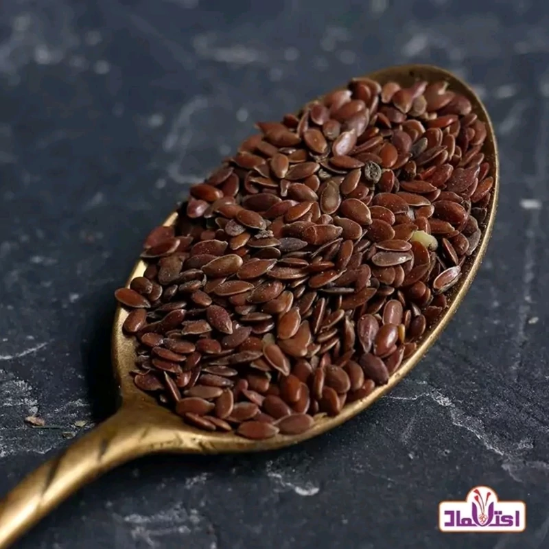 تخم کتان قرمز اعلا تمیز و سورت لیزری