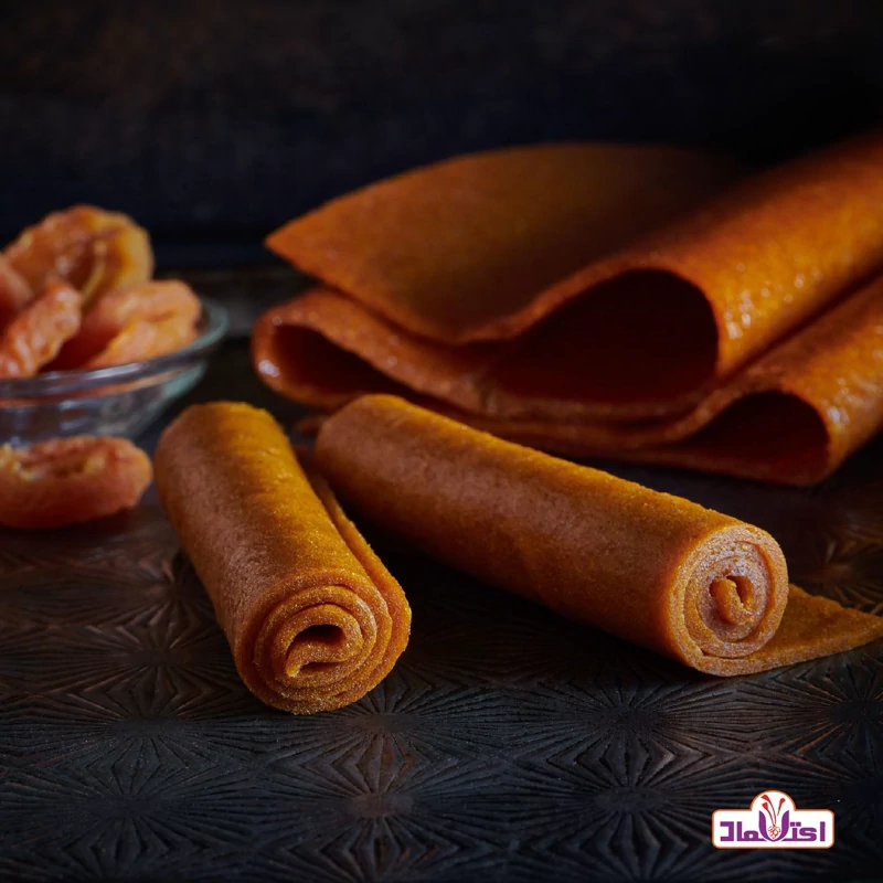 لواشک زردآلو پنج ستاره خوش طعم و درجه یک و تازه