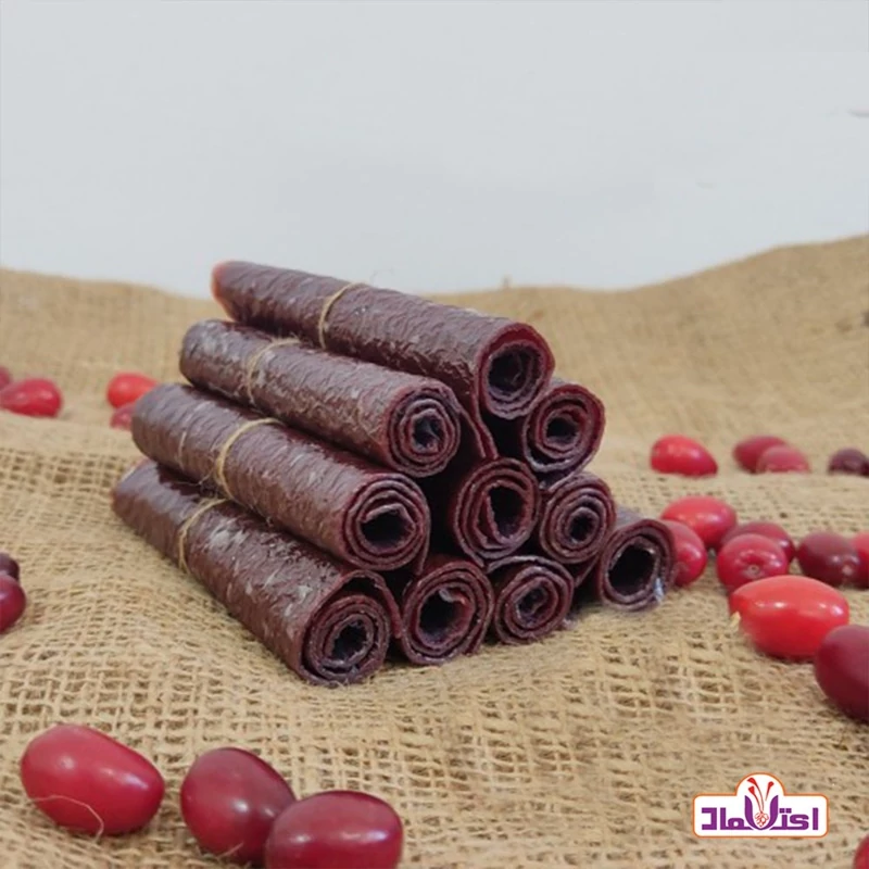 لواشک ذغال اخته پنج ستاره ترش و خوش طعم و تازه