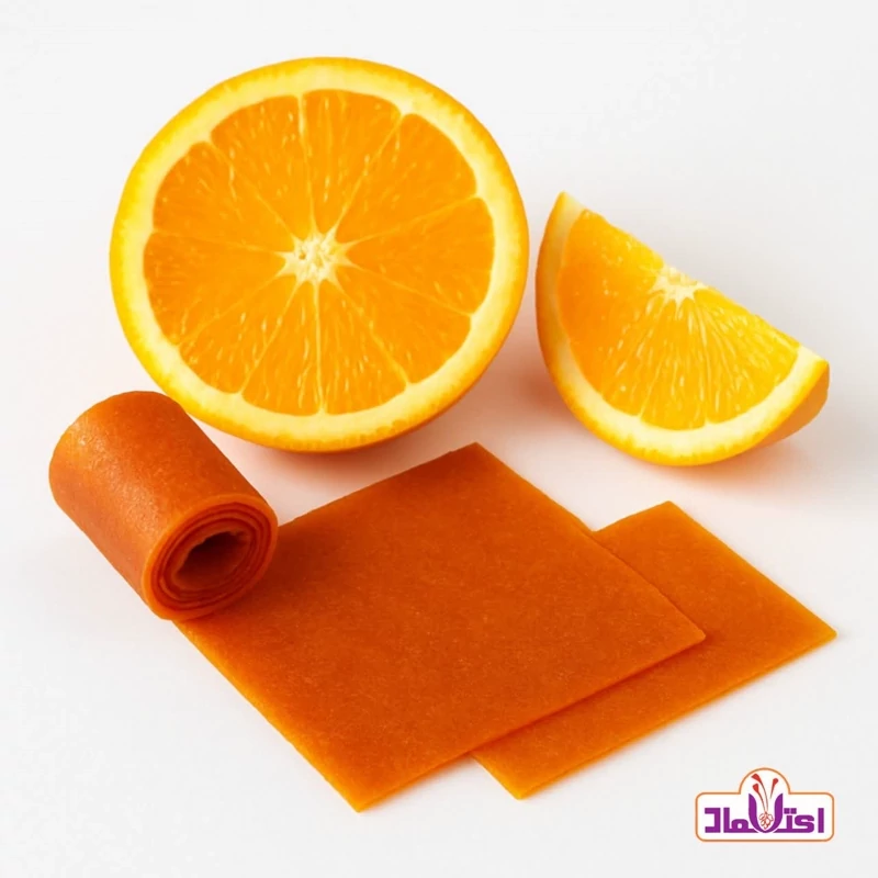 لواشک پرتقال پنج ستاره اعتماد تازه و خوش طعم
